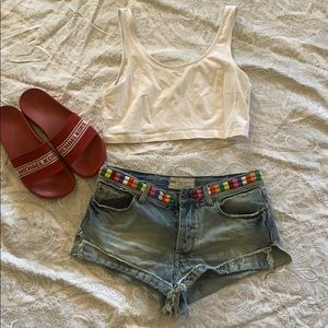 Free People Denim Shorts